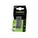 Alkáli elemkészlet AAA 1.5V 1200mAh AAA 2 db VIDEX