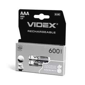 Nikkel-metálhidrid elem 1.2V 600mAh AAA 2 db VIDEX