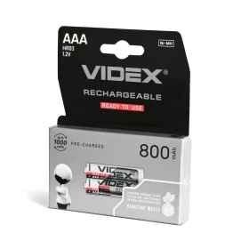 Nikkel-metálhidrid elem 1.2V 800mAh AAA 2 db VIDEX