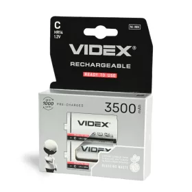 Nikkel-metálhidrid akkumulátor 1.2V 3500mAh 2 db VIDEX
