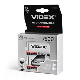 Nikkel-metálhidrid akkumulátor 7500mAh D 2 db VIDEX