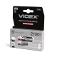 Nikkel-metálhidrid akkumulátor 2100mAh AA 2 db VIDEX