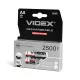 Nikkel-metálhidrid akkumulátor 2500mAh AA 2 db VIDEX