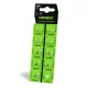 Alkáli gombelem lapos 10mAh AG0/LR521 Videx bliszter 10 db.