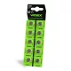 Alkáli gombelem lapos 43mAh AG8/LR1120 Videx bliszter 10 db.