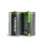 Alkáli elem 15200mAh LR20 D SHRINK Videx 2 darabos készlet