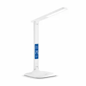   LED iskolai asztali lámpa 5W 3000K-5500K CCT USB szabályozható érintés + naptár óra
