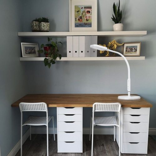 Asztali állólámpa 2 az 1-ben LED 12W 3000K-5500K CCT szabályozható érintés FEHÉR