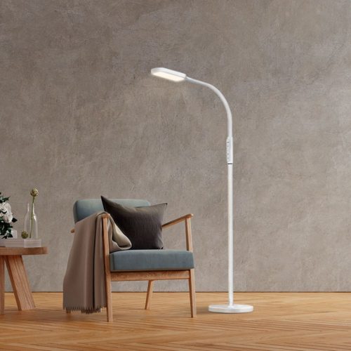 Asztali állólámpa 2 az 1-ben LED 12W 3000K-5500K CCT szabályozható érintés FEHÉR