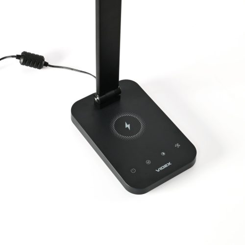 LED asztali lámpa 18W 700lm 6500K Cool Black szabályozható Videx