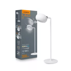   LED asztali lámpa éjszakai lámpa 3W 300lm 5500K hideg fehér szabályozható Videx