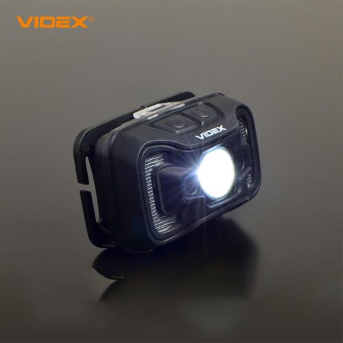 Újratölthető LED fejlámpa érintésérzékelő 5W + COB 310lm 5000K H025C VIDEX