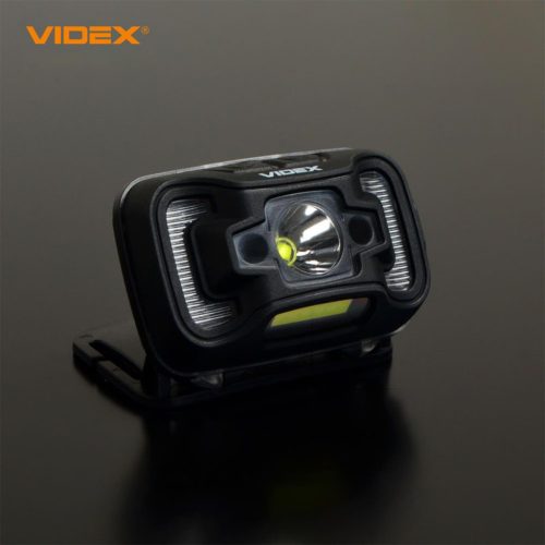 Újratölthető LED fejlámpa érintésérzékelő 5W + COB 310lm 5000K H025C VIDEX