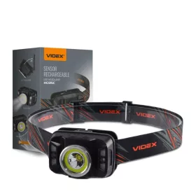   Újratölthető LED fejlámpa érintésérzékelő 5W + COB 410lm 5000K H035C VIDEX