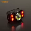 Újratölthető LED fejlámpa érintésérzékelő 5W + COB 410lm 5000K H035C VIDEX