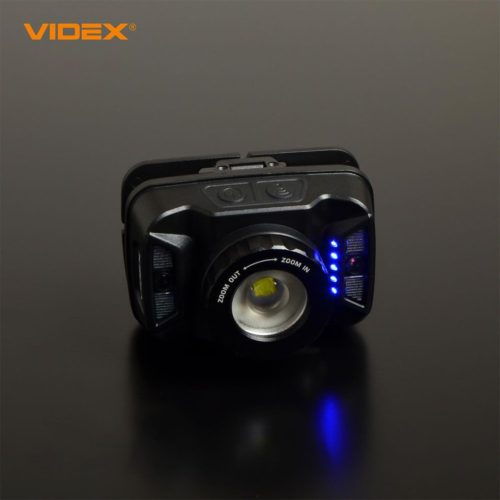 Újratölthető LED fejlámpa érintésérzékelő 5W 270lm 5000K H045Z ZOOM VIDEX