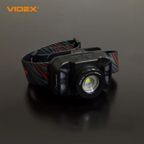 Újratölthető LED fejlámpa érintésérzékelő 5W 270lm 5000K H045Z ZOOM VIDEX