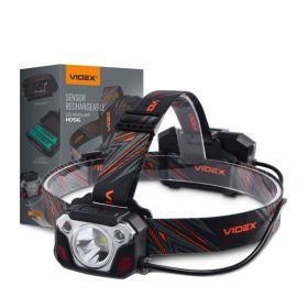   Újratölthető LED fejlámpa érintésérzékelő 20W 1400lm 6500K H056 Nagyon erős VIDEX