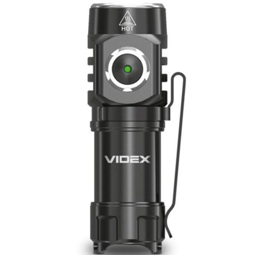 Taktikai LED-es újratölthető zseblámpa vízálló 10W 600lm 5700K A055 VIDEX