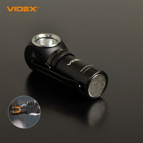 Kézi LED-es fejlámpa újratölthető vízálló 10W 600lm 5700K A055H VIDEX