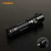 LED taktikai zseblámpa újratölthető vízálló 20W 4000lm 6000K A406 nagyon erős VIDEX