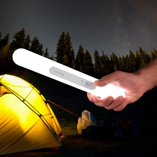 Újratölthető LED lámpa mozgásérzékelővel 1.5W 150lm CCT 120° 2200mAh Fehér VIDEX
