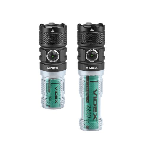 Újratölthető LED kézi zseblámpa 10W 1500lm 6 üzemmód USB-C vízálló IP66 Videx