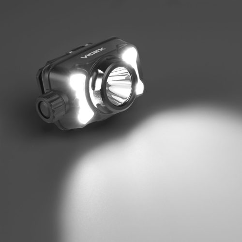 Újratölthető LED fejlámpa 5W 700lm 8 üzemmód USB-C vízálló IP55 Videx