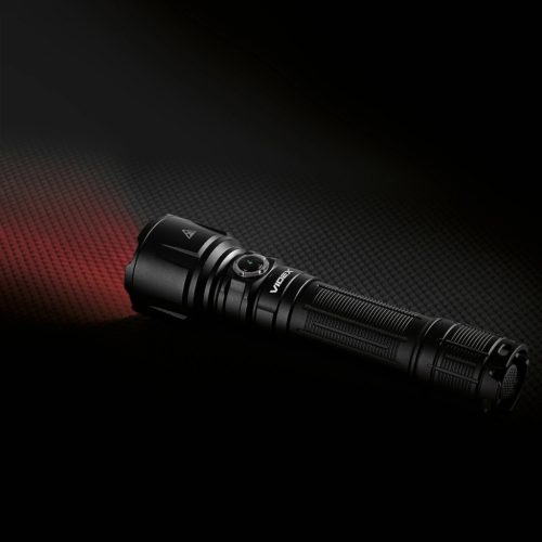 Taktikai LED zseblámpa, hordozható, 20 W, 3600 lm, 5000 K, fényszóró, 8 üzemmód, VLF-A376, Videx