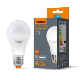 LED izzó E27 A60 10W = 70W 960lm 3000K Meleg 240° Videx