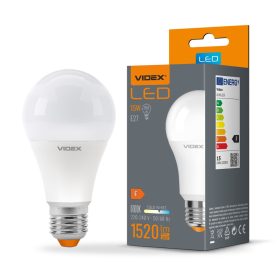 LED izzó E27 A65 15W = 100W 1520lm 6000K hideg 240° Videx