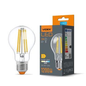   LED izzó E27 A60 10W = 82W 1200lm 4000K Semleges 360° FILAMENT Videx