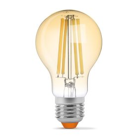   E27 A60 LED izzó 10W = 74W 1050lm 2200K borostyánsárga 360° VIDEX