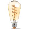 E27 ST64 LED izzó 4W = 28W 300lm 2200K meleg borostyánszálas 360°-ban szabályozható VIDEX