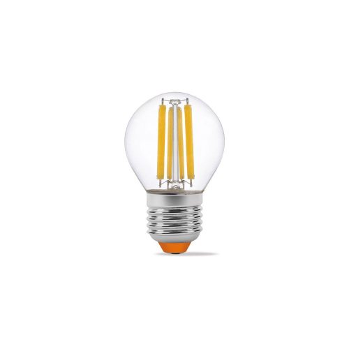 LED izzó E27 G45 Ball 6W = 60W 806lm 4000K Semleges 360° FILAMENT Videx
