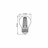 LED izzó E27 G45 Ball 6W = 60W 806lm 4000K Semleges 360° FILAMENT Videx