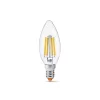 LED izzó E14 C35 Gyertya 6W = 60W 806lm 4000K Semleges 360° FILAMENT Videx