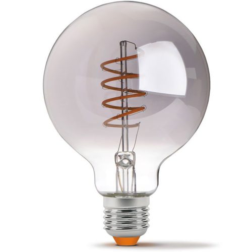 E27 G95 LED izzó 4W 100lm 1800K meleg grafitszálas 360°-ban szabályozható VIDEX