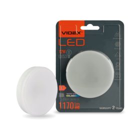   GX53 LED izzó spotlámpa 12W = 82W 1170lm 3000K meleg 140° Videx