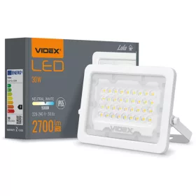 LED reflektor 30W 2700lm 5000K IP65 fehér VIDEX LUCA