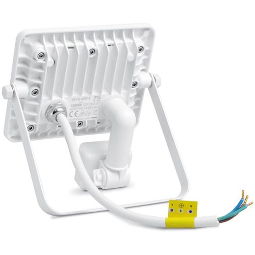 LED reflektor 20W 1800lm 5000K IP65 fehér mozgás- és alkonyérzékelővel VIDEX LUCA