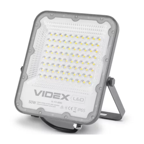 Halogén LED reflektor 50W 6500lm 5000K IP65 Szürke VIDEX DAVIS