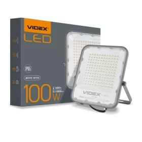   Halogén LED reflektor 100W 13000lm 5000K IP65 Szürke VIDEX DAVIS