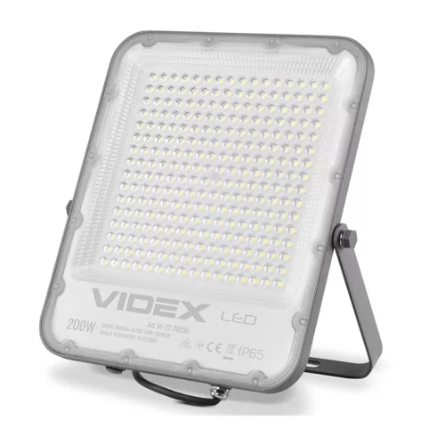 Halogén LED reflektor 200W 24000lm 5000K IP65 Szürke VIDEX DAVIS
