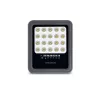 Napelemes LED reflektor távirányítóval 6W 500lm 5000K Semleges 90° 3.7V IP65 IK07 Felületre szerelhető szürke VIDEX