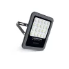 Napelemes LED reflektor távirányítóval 6W 500lm 5000K Semleges 90° 3.7V IP65 IK07 Felületre szerelhető szürke VIDEX