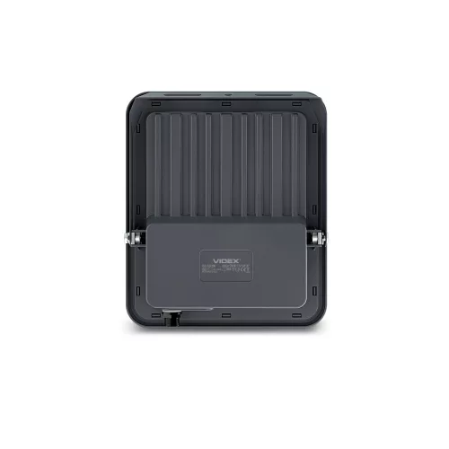 Napelemes LED reflektor távirányítóval 6W 500lm 5000K Semleges 90° 3.7V IP65 IK07 Felületre szerelhető szürke VIDEX