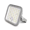 Napelemes reflektor szenzorral 20W 1400lm 5000K Semleges 90° 3.2V IP65 IK07 Felületre szerelhető szürke VIDEX