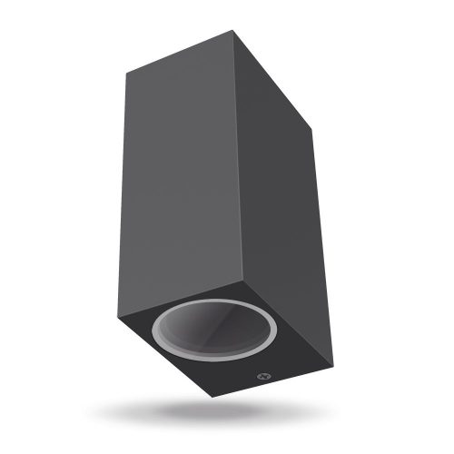 Kerti Fali lámpa Homlokzati Kültéri LED 2x GU10 IP54 Szürke ARON Videx