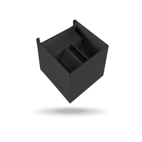 Kerti fali lámpa kültéri LED homlokzati lámpa 6W 580lm 2700k meleg fekete ERIC Videx